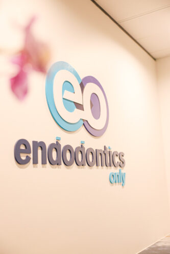 Endodontics Only Logo On the Wall